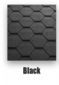 Sindrila bituminoasa  hexagonal negru Classic KL